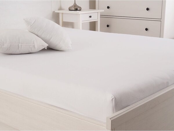 Cearceaf alb cu elastic 160x200 cm – B.E.S
