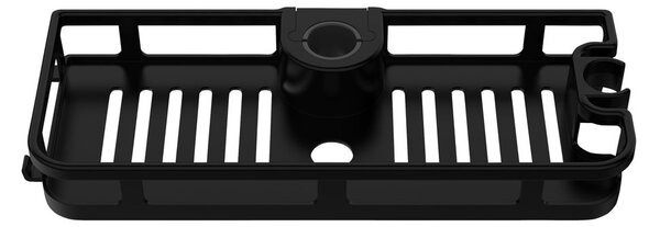 Raft pentru baie negru mat autoadeziv din plastic Libertà – Wenko