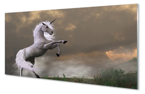 Tablouri pe sticlă top Unicorn
