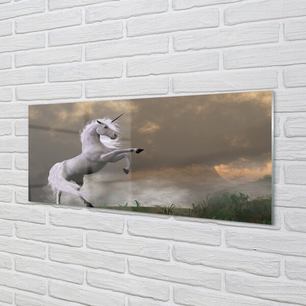 Tablouri pe sticlă top Unicorn