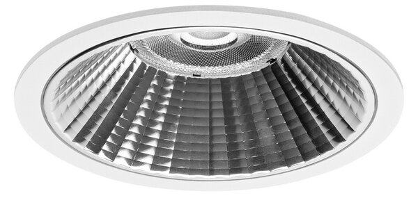 BRUMBERG Apollo Midi, fațetat, rotund, 3.000 K, alb, Alb, Studiu / Birou, Aluminiu, Modern, Plafon încastrat
