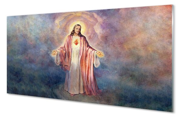 Tablouri pe sticlă Iisus