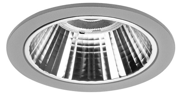BRUMBERG Apollo Mini, fațetat, rotund, 4.000 K, argintiu, Metalic, Studiu / Birou, Aluminiu, Modern, Plafon încastrat