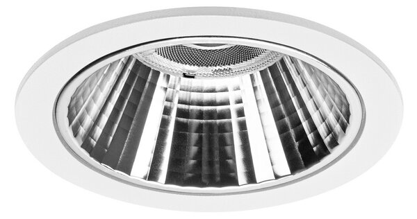 BRUMBERG Apollo Mini, fațetat, rotund, 3.000 K, alb, Alb, Studiu / Birou, Aluminiu, Modern, Plafon încastrat