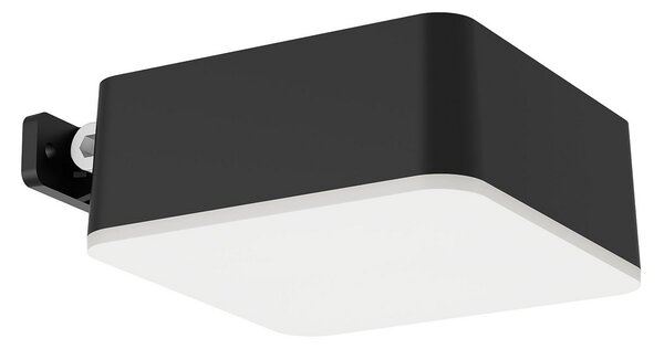 Philips LED-Solar aplică de perete Vynce, cap 10,5 x cm, Negru, Plastic, Modern, Soclu de perete jos
