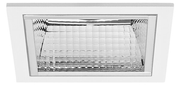 BRUMBERG Apollo Mini, fațetat, unghiular, 3.000 K, alb, Alb, Studiu / Birou, Aluminiu, Modern, Plafon încastrat