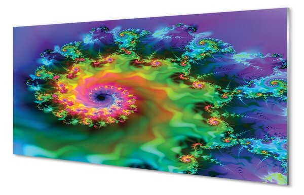 Tablouri pe sticlă Fractals modele geometrice