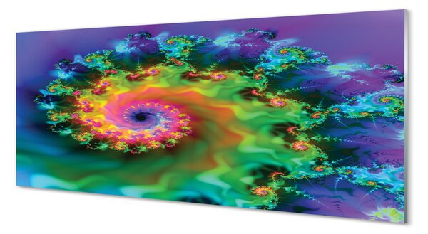 Panouri de sticlă Fractals modele geometrice
