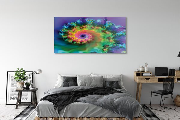 Tablouri pe sticlă Fractals modele geometrice