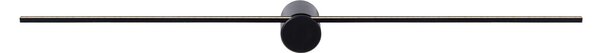 Lucide Aplică de perete cu LED Mizar, 90 cm, negru, IP44, Negru, Baie, Aluminiu