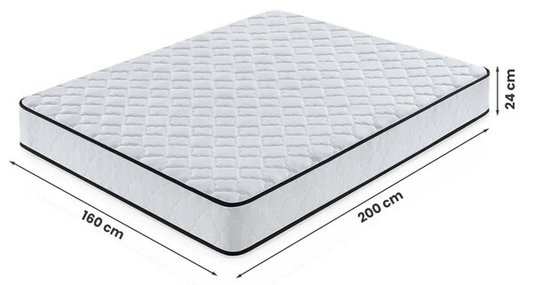 Saltea cu arcuri 160x200 cm (H3). Promo -21%. 1138246