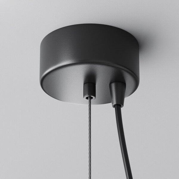 Maytoni lampă suspendată LED Efir, alb, Ø 9,5 cm, 25 W, 38°, Alb, Camera de zi / sufragerie, Aluminiu, Modern