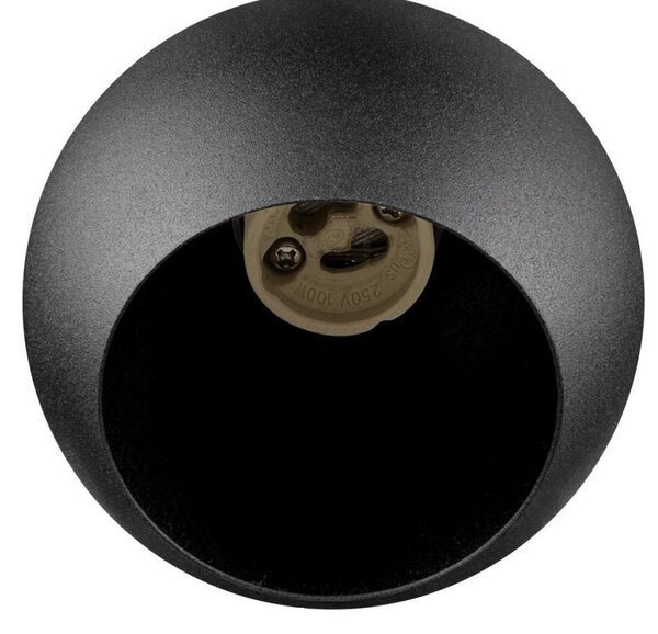 SLV Lampă suspendată Light Eye 90, negru, Ø 9 cm, metal, reglabil, Negru, Camera de zi / sufragerie, Metal, Modern
