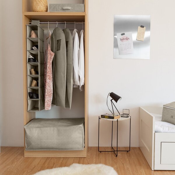 Cutie de depozitare pentru haine din material textil Nancy – Compactor
