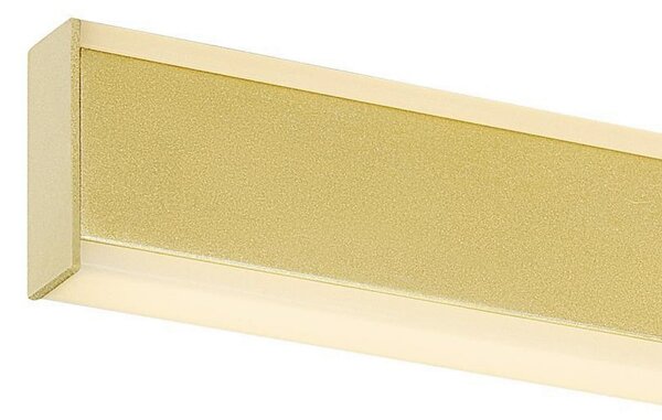SLV Aplică de perete pentru baie One Linear, 70 cm, culoare alamă, reglabil, Auriu / Alamă, Baie, Aluminiu, Modern