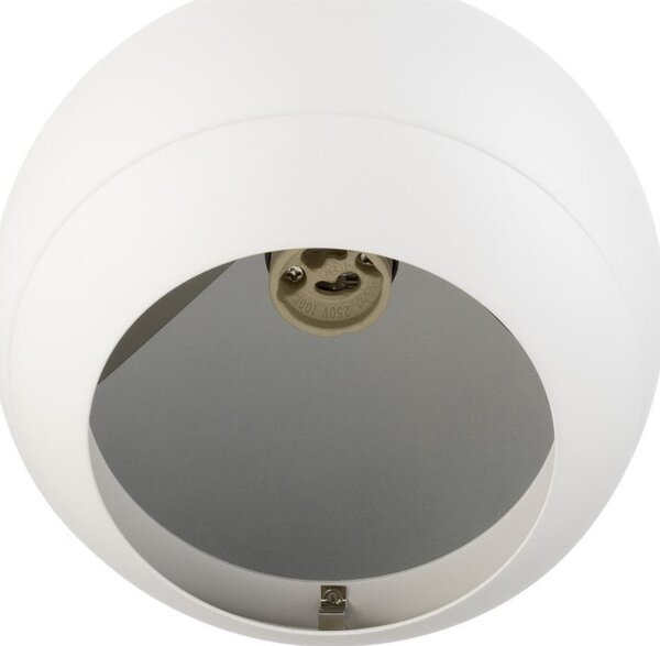 SLV Lampă suspendată Light Eye 150, alb, Ø 15 cm, metal, reglabil, Alb, Camera de zi / sufragerie, Metal, Modern