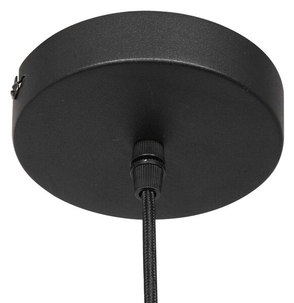 Steinhauer Lampă suspendată Bollique, alamă, Ø 40 cm, sticlă, 1 bec, sferică, reglabil, Auriu / Alamă, Camera de zi / sufragerie, Sticlă, glob