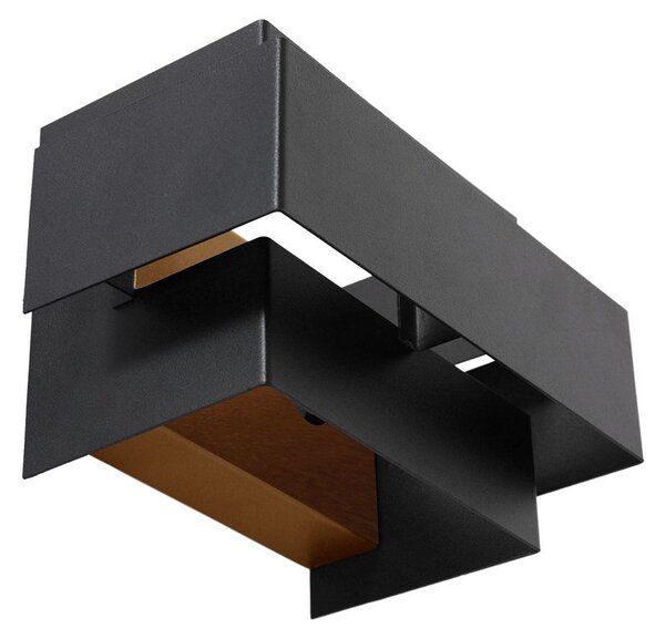 Steinhauer Aplică de perete LED Muro 3368, negru, sus/jos, G9, 2.700 K, reglabil, Negru, Camera de zi / sufragerie, Metal, Modern, Priză de perete sus / jos