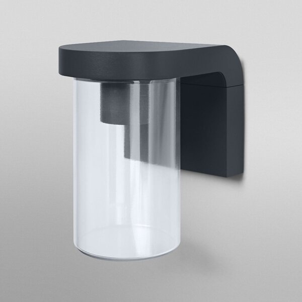OSRAM Lampa de exterior ENDURA CLASSIC CASCADE, sticlă transparentă, IP44, reglabil, Gri, Aluminiu, Modern