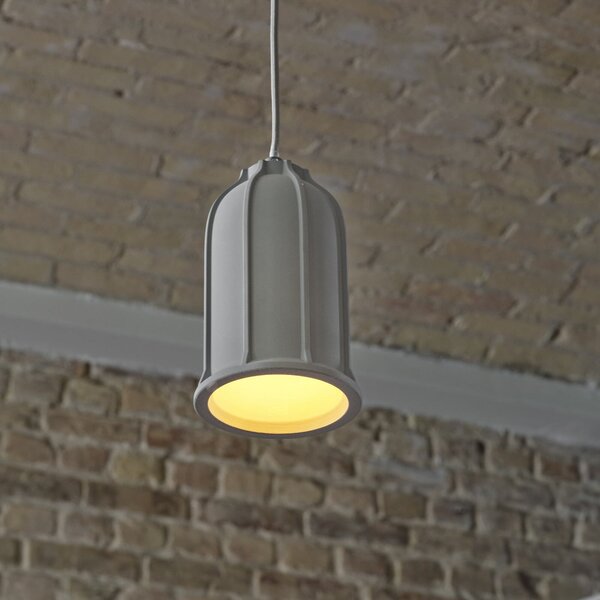 OSRAM Lampă suspendată CONCRETE SIM, gri, Ø 12 cm, beton, E27, reglabil, Gri, Camera de zi / sufragerie, Beton, Viața tânără