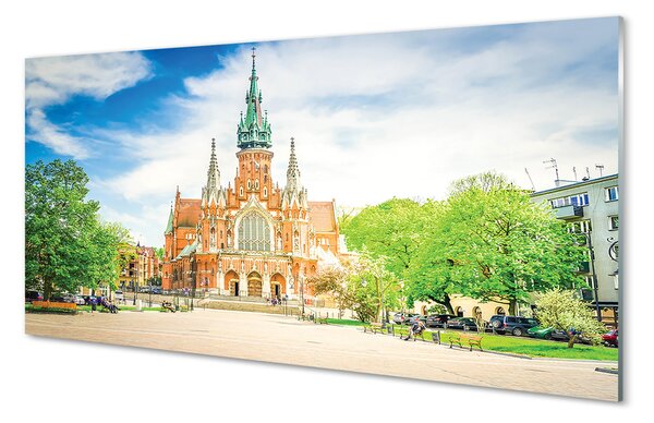 Tablouri pe sticlă Catedrala Cracovia