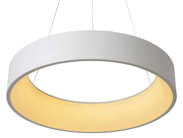 Lucide Lampă suspendată Talowe LED, alb, reglabil, Alb, Camera de zi / sufragerie, Metal, Modern