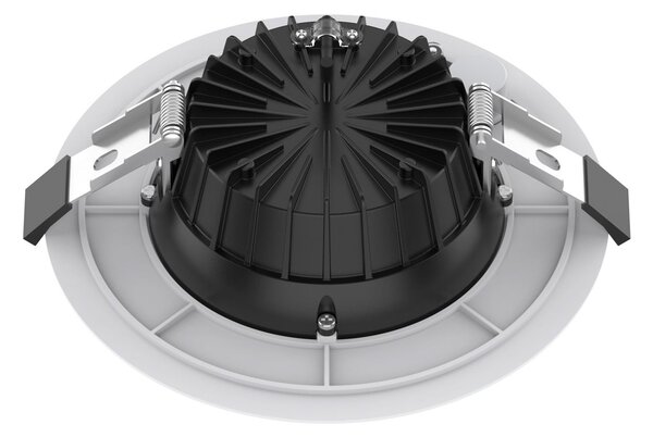 The Light Group SLC Shift downlight LED Ø 18cm alb cu senzor, reglabil, Alb, Hol, Metal, Plafon încastrat