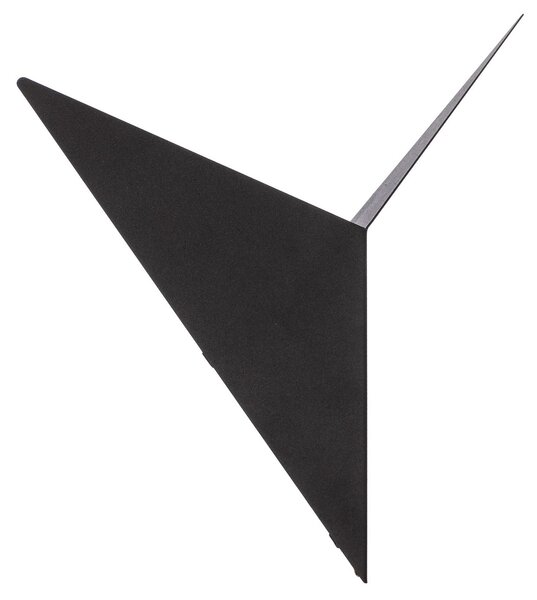 Opviq Bird 3201 spălător de perete, design triunghiular, negru, reglabil, Negru, Camera de zi / sufragerie, Metal, Modern