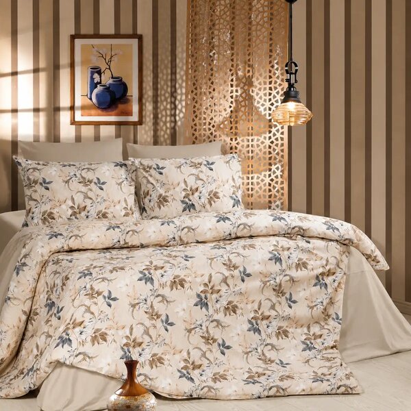 Lenjerie de pat bumbac satinat 2 persoane,homs,serie D 270,00007