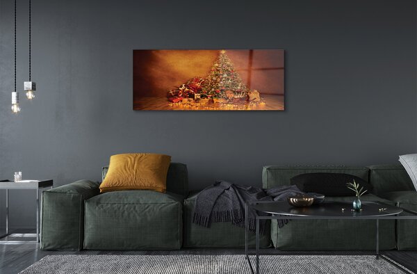 Tablouri acrilice Crăciun lumini Cadouri decor
