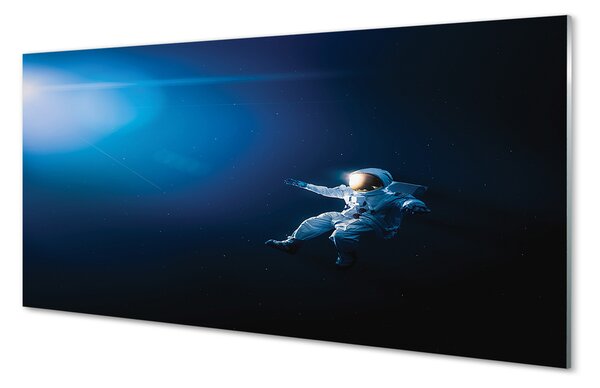 Tablouri pe sticlă astronaut spațiu