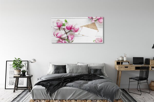 Tablouri pe sticlă placi Magnolia