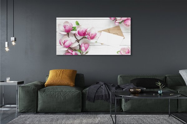 Tablouri pe sticlă placi Magnolia