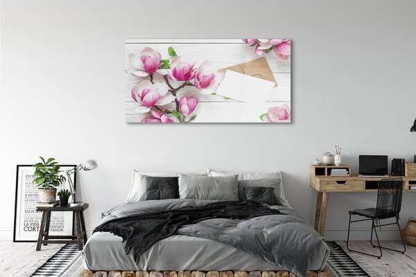 Tablouri pe sticlă placi Magnolia