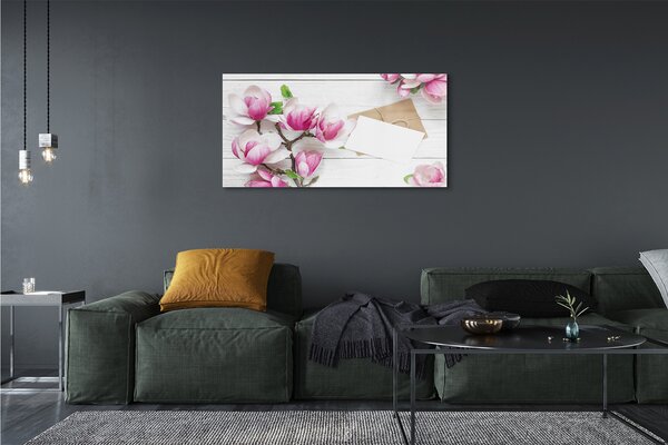 Tablouri pe sticlă placi Magnolia