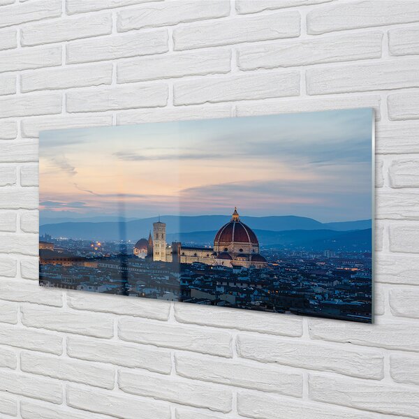 Panouri de sticlă Italia Catedrală noapte panorama