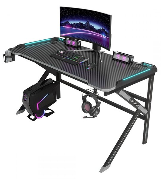 Birou Gaming 2HOME, Cyber, 120×60 cm