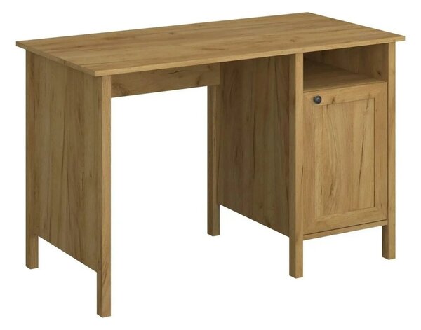 Birou KLARK, stejar auriu, PAL, 120x60x77 cm
