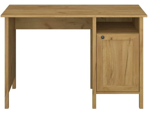 Birou KLARK, stejar auriu, PAL, 120x60x77 cm