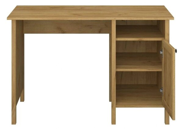 Birou KLARK, stejar auriu, PAL, 120x60x77 cm