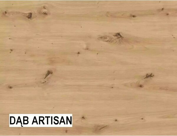Masa extensibila EXEL, stejar artisan/gri antracit, PAL laminat, 140/1