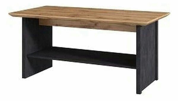 Masuta cafea NICOLE, stejar wotan/gri, PAL, 120x60x55 cm