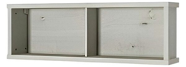 Raft NONELL, alb, PAL laminat, 120x24x40 cm