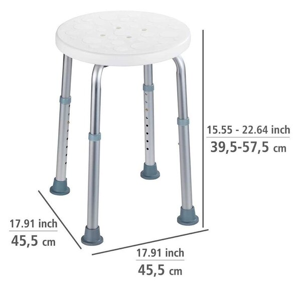 Scaun pentru cadă sau duș 45 x 45 cm Bath/Shower - Wenko