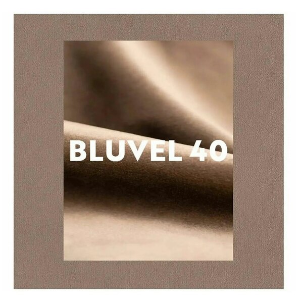 Scaun DAREN, bej inchis - Bluvel 40, stofa catifelata/metal, 45x39x91