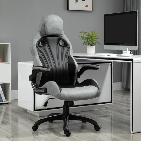 Scaun gaming Vinsetto cu balansoar, 72.5x74x119.2-127.5cm | Aosom RO