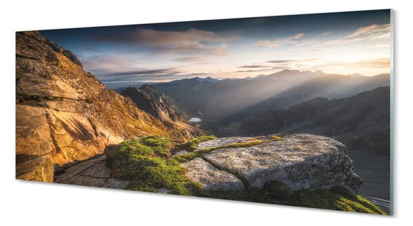 Panouri de sticlă Mountain Sunrise