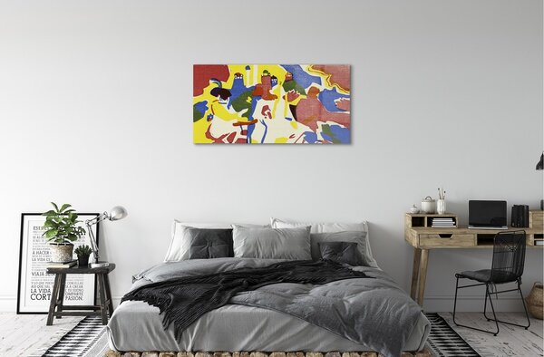 Tablouri pe sticlă Abstracție peisaj