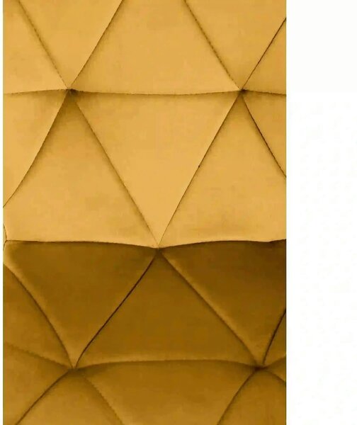 Scaun bucatarie material textil K453, galben mustar, 48x53x86 cm