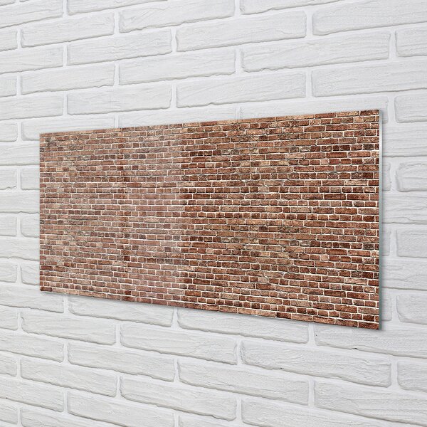 Tablouri pe sticlă Brick perete perete